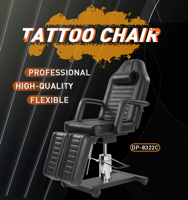 8322C 液壓分腿式按摩紋身椅