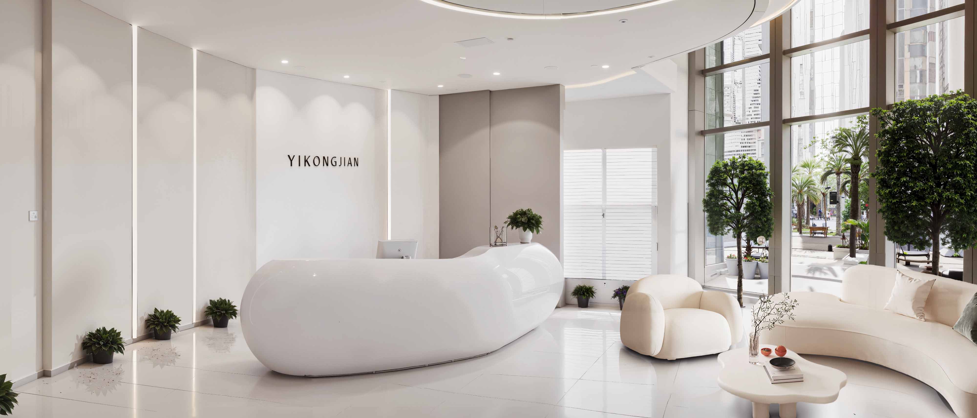 美容院現(xiàn)代簡約裝修風(fēng)格